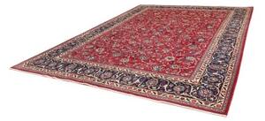 Tappeto Mashad Floreale Rosso Blu Scuro 300x390 Cm