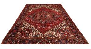 Tappeto Gorawan Stilizzato Rosso Avorio 205x310 Cm