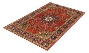 Tappeto Tabriz 40 Raj Medaglione Floreale Rosso Blu 97x145 Cm