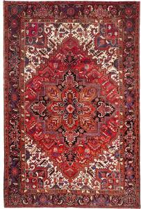 Tappeto Gorawan Stilizzato Rosso Avorio 205x310 Cm