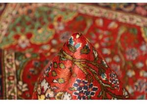 Tappeto Tabriz 40 Raj Medaglione Floreale Rosso Blu 97x145 Cm