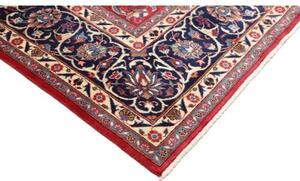 Tappeto Mashad Floreale Rosso Blu Scuro 300x390 Cm