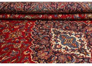 Tappeto Ardakan Medaglione Floreale Rosso Blu Scuro 310x418 Cm