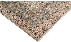 Tappeto Kashan Floreale Verde Chiaro Avorio 308x410 Cm