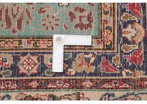 Tappeto Tabriz Medaglione Floreale Rosso Avorio 315x415 Cm