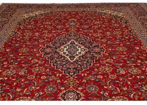 Tappeto Ardakan Medaglione Floreale Rosso Blu Scuro 310x418 Cm