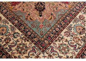 Tappeto Tabriz Medaglione Floreale Rosso Avorio 315x415 Cm