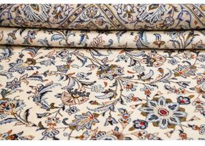 Tappeto Kashan Floreale Avorio Blu Indaco 300x415 Cm