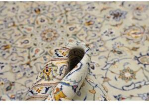 Tappeto Kashan Floreale Verde Chiaro Avorio 308x410 Cm