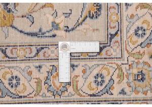 Tappeto Kashan Floreale Avorio Blu 305x405 Cm