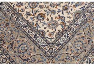 Tappeto Kashan Floreale Avorio Blu 300x410 Cm