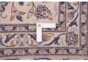 Tappeto Kashan Floreale Avorio Blu Indaco 300x415 Cm