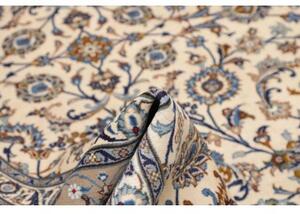 Tappeto Kashan Floreale Avorio Blu 300x410 Cm