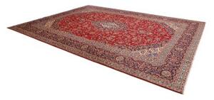 Tappeto Ardakan Medaglione Floreale Rosso Blu Scuro 310x418 Cm