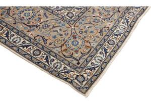 Tappeto Kashan Floreale Avorio Blu 300x410 Cm