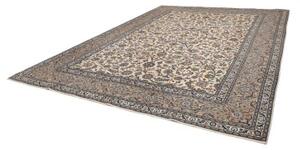 Tappeto Kashan Floreale Avorio Blu 300x410 Cm