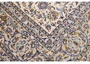 Tappeto Kashan Floreale Avorio Blu Indaco 300x415 Cm