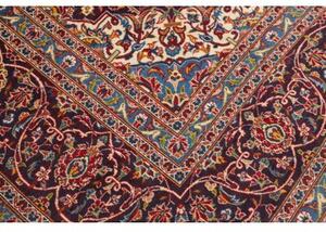 Tappeto Ardakan Medaglione Floreale Rosso Blu Scuro 310x418 Cm
