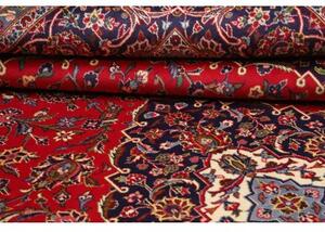 Tappeto Ardakan Medaglione Floreale Rosso Blu Scuro 295x400 Cm