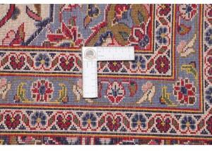 Tappeto Ardakan Medaglione Floreale Rosso Blu Scuro 295x400 Cm
