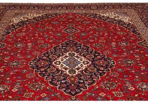 Tappeto Ardakan Medaglione Floreale Rosso Blu Scuro 295x400 Cm