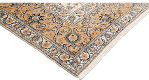 Tappeto Kashan Floreale Avorio Blu 300x393 Cm