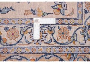 Tappeto Kashan Floreale Avorio Blu 300x393 Cm