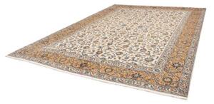Tappeto Kashan Floreale Avorio Blu 300x393 Cm