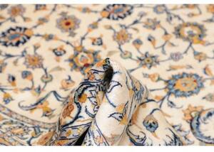Tappeto Kashan Floreale Avorio Blu 300x393 Cm