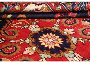 Tappeto Bakhtiyar Stilizzato Blu Scuro Rosso 282x350 Cm