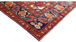 Tappeto Bakhtiyar Stilizzato Blu Scuro Rosso 282x350 Cm