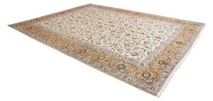 Tappeto Kashan Floreale Avorio Blu 300x393 Cm