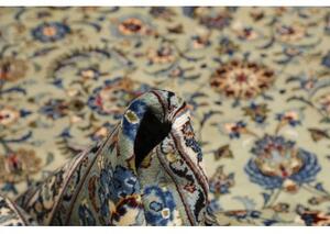 Tappeto Kashan Floreale Verde Chiaro Blu Cobalto 293x400 Cm