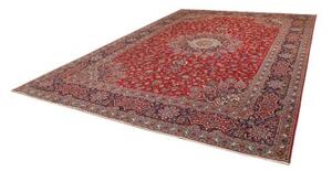 Tappeto Ardakan Medaglione Floreale Rosso Blu Scuro 295x415 Cm