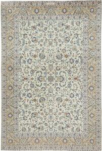 Tappeto Kashan Floreale Azzurro Sabbia 275x410 Cm