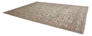 Tappeto Kashan Floreale Verde Chiaro Azzurro 312x412 Cm