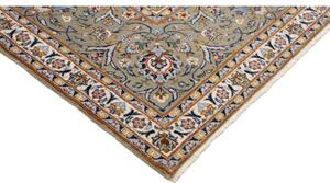 Tappeto Kashan Floreale Avorio Verde Salvia 313x400 Cm