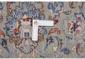 Tappeto Kashan Floreale Verde Chiaro Blu Cobalto 293x400 Cm