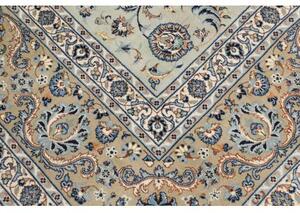 Tappeto Kashan Floreale Azzurro Sabbia 275x410 Cm