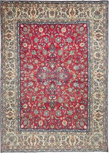 Tappeto Ardakan Floreale Rosso Avorio 292x410 Cm