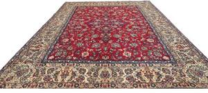 Tappeto Ardakan Floreale Rosso Avorio 292x410 Cm