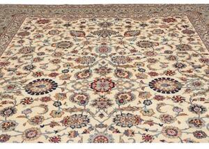 Tappeto Kashan Floreale Avorio Blu 300x404 Cm