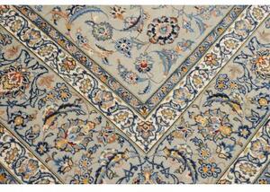 Tappeto Kashan Floreale Becco Di Oca Blu 300x394 Cm