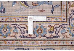 Tappeto Kashan Floreale Avorio Blu 296x395 Cm