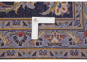 Tappeto Kashan Floreale Blu Notte Avorio 310x415 Cm