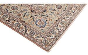 Tappeto Kashan Floreale Avorio Blu 300x404 Cm