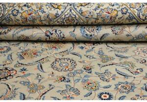 Tappeto Kashan Floreale Becco Di Oca Blu 300x394 Cm