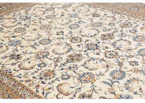 Tappeto Kashan Floreale Avorio Blu 267x365 Cm