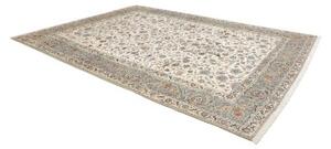 Tappeto Kashan Floreale Avorio Verde Salvia 285x395 Cm