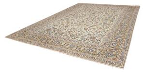 Tappeto Kashan Floreale Avorio Blu 296x395 Cm